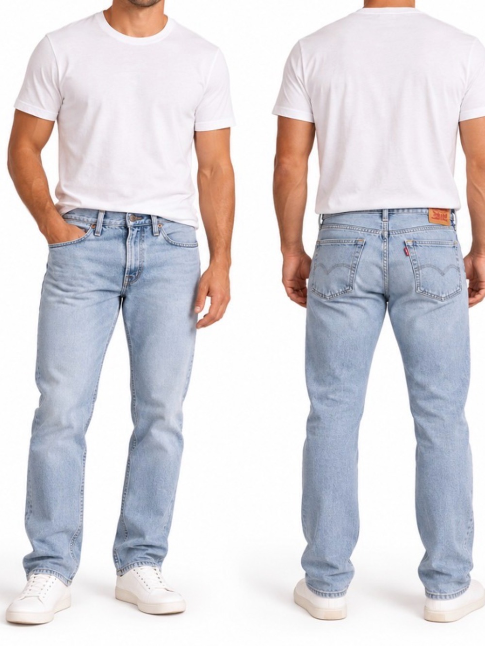 Levi's 511 Light Wash Straight Jeans for Men
